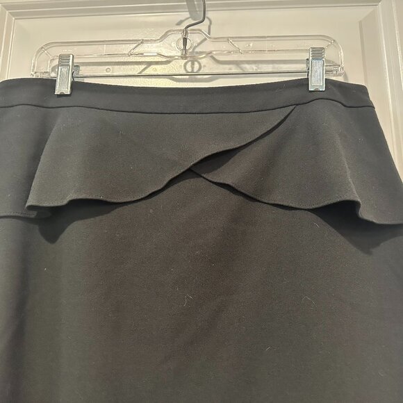 Express Black Peplum Pencil Skirt, Size 12 - Picture 3 of 12